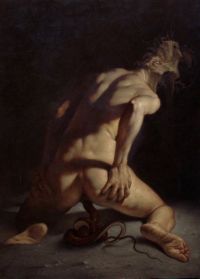Roberto Ferri La Nascita Del Male - The Birth Of Evil canvas print