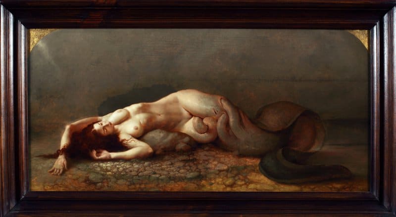 Roberto Ferri La Nascita Della Sirena - The Birth Of The Mermaid canvas print