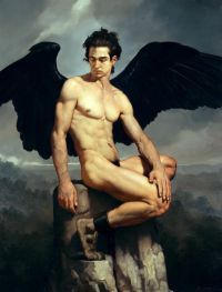 Roberto Ferri Lucifero - Impresión en lienzo Lucifer