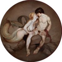 Roberto Ferri Salmance E Ermafrodito - Salmacis y Hermaphroditus cuadro de lienzo