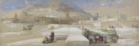 Roberts David Tetouan From The Terrace Of Cohen S House Morocco 1833 canvas print