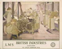 Robinson Frederick Cayley British Industries Cotton Ca. 1924 canvas print