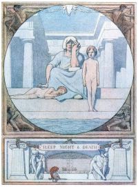 Robinson Frederick Cayley Sleep Night And Death 1911 canvas print