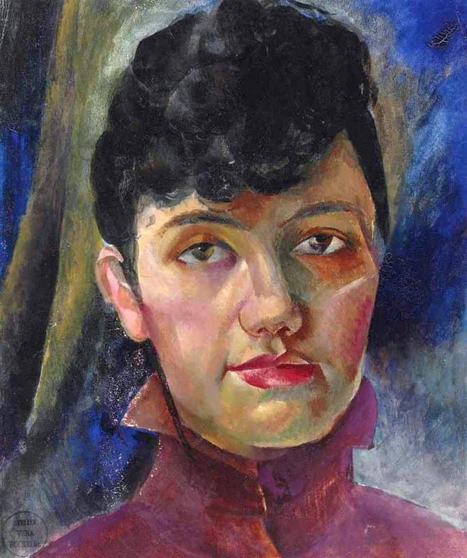Rockline Vera Nikolajevna Self Portrait Ca. 1929 canvas print