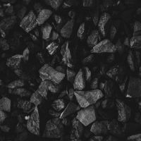 Impresión de rocas en blanco y negro