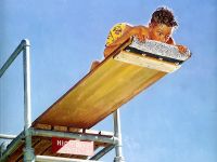 Cuadro Rockwell Boy On High Dive