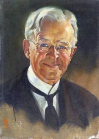 年配の紳士のロックウェル ノーマンの肖像 1929 年