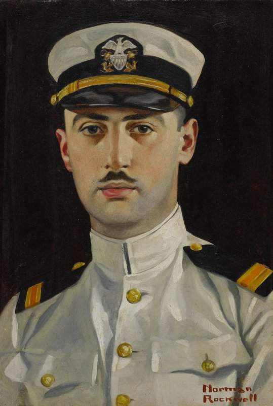 Rockwell Norman Portrait Of Dr. Jefferson Joseph Citron Dds 1918 canvas print