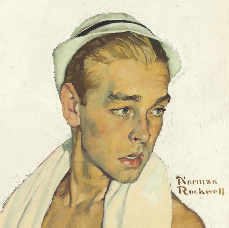 Rockwell Norman Study For Boy With Melting Ice Cream Cones 1940 canvas print