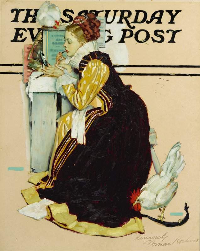 Rockwell Norman Study For Summer Stock 1939 canvas print