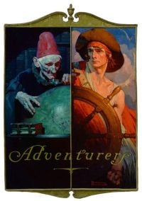 Lienzo Rockwell Norman Los aventureros 1928