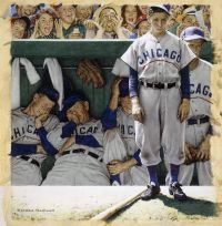 Rockwell Norman The Dugout 1948