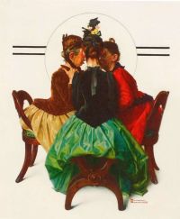 Rockwell Norman The Gossips January 12 1929