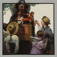 Rockwell Norman The Organ Grinder 1920