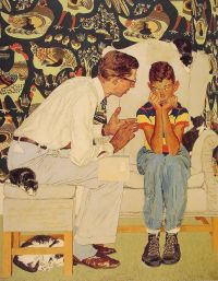 Rockwell The Facts Of Life canvas print