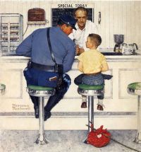 Rockwell The Runaway canvas print