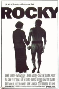 Stampa su tela del poster del film Rocky 1976