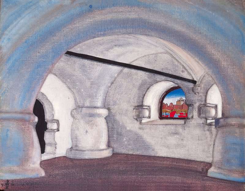 Roerich Nicholas Konstantinovich Chamber In Sadko S Palace 1920 canvas print