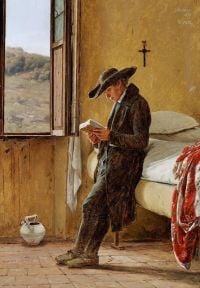 Rorbye Martinus Young Clergyman Reading