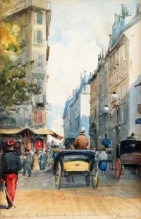 Rosa Anna Palm De Street Life In Paris 1905