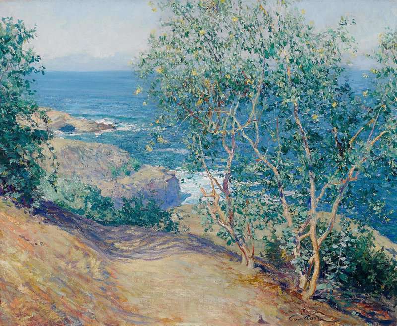 Rose Guy Orlando Indian Tobacco Trees La Jolla canvas print