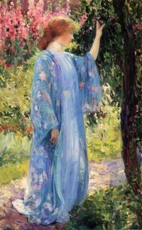Rose Guy Orlando The Blue Kimono Ca. 1910 canvas print