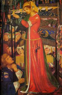 Rossetti Before The Battle canvas print