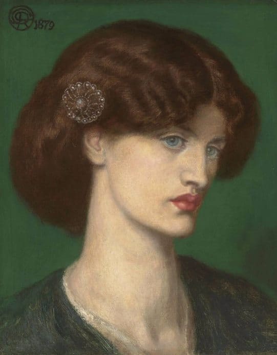 Rossetti Dante Gabriel A Portrait Of Jane Morris 1879 canvas print