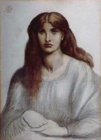 Rossetti Dante Gabriel Alexa Wilding 1872 canvas print
