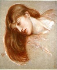 Rossetti Dante Gabriel Aspecta Medusa 1867 canvas print
