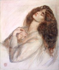 Rossetti Dante Gabriel Dante S Dream At The Time Of The Death Of Beatrice 1 canvas print