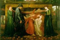 Rossetti Dante Gabriel Dante S Dream At The Time Of The Death Of Beatrice 4 canvas print