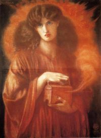 Rossetti Dante Gabriel First Finished Study For Pandora 1869 canvas print