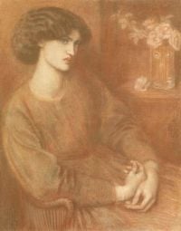 Rossetti Dante Gabriel Jane Morris 1868