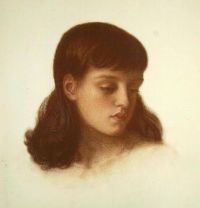 Rossetti Dante Gabriel Jenny Morris 1871 canvas print