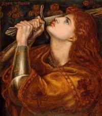 Rossetti Dante Gabriel Joan Of Arc 1882