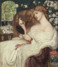 Rossetti Dante Gabriel Lady Lilith 1867 canvas print