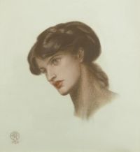 Rossetti Dante Gabriel Study Of Maria Spartali For Dante S Dream At The Time Of The Death Of Beatrice 1870 canvas print
