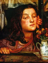 Rossetti Girl At A Lattice