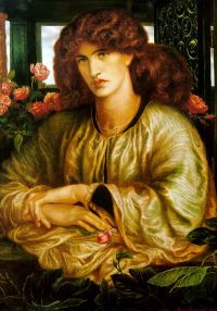 Rossetti La Donna Della Finestra canvas print