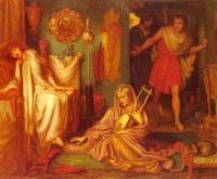 Rossetti The Return Of Tibullus To Delia canvas print