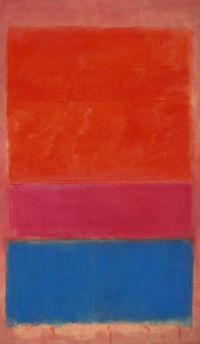 Rothko No 1  Royal Red And Blue   288 9 171 5 Cm canvas print