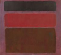 Rothko No 16   Red Brown And Black canvas print