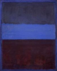 Rothko No 61  Rust And Blue canvas print