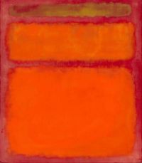 Rothko Orange Red Yellow canvas print