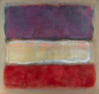 Rothko Untitled   Purple White And Red canvas print
