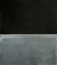 Rothko Untitled Black On Grey canvas print
