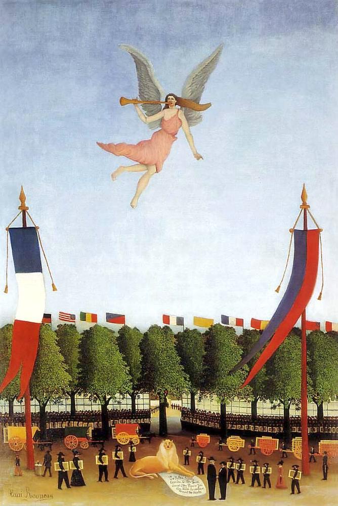 Rousseau Henri Liberty Inviting Artists To Take Part In The 22nd Exhibition Of The Societe Des Artistes Independants canvas print