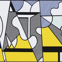 Roy Lichtenstein Drieluik Cow Going Abstract - Deel 2