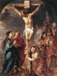 Rubens Christ On The Cross 1627 canvas print